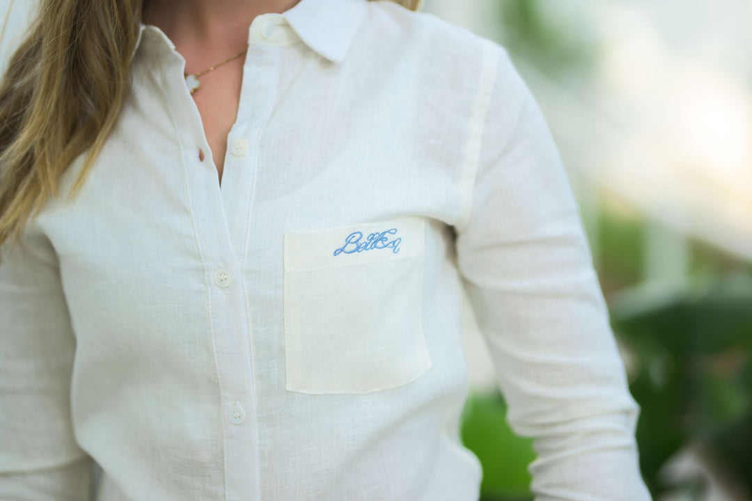 THE SOPHIE LONG SLEEVE LINEN SHIRT