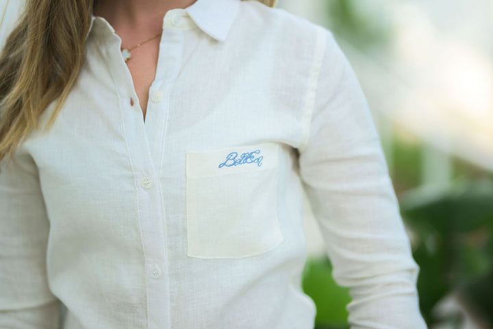 THE SOPHIE LONG SLEEVE LINEN SHIRT