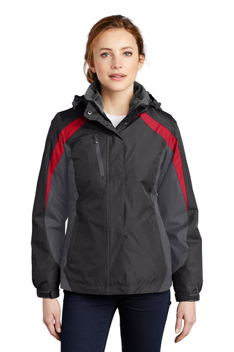 INTUNE EVENTING WOMEN'S COLORBLOCK 3 IN 1 JACKET