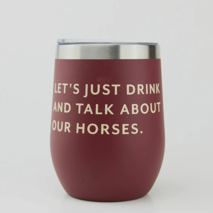 DRINK AND TALK WINE TUMBLER