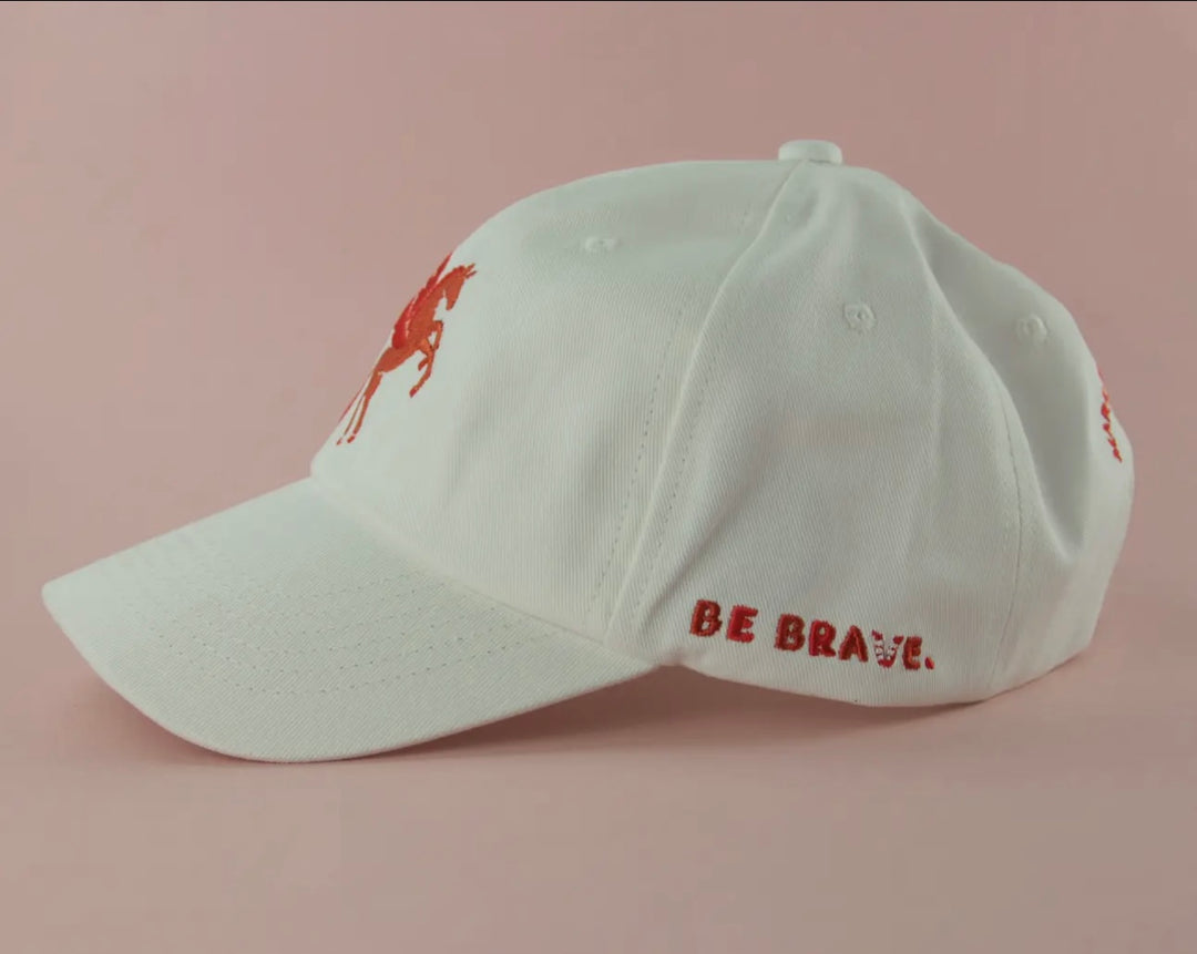 "BE BRAVE" PEGASUS CAP