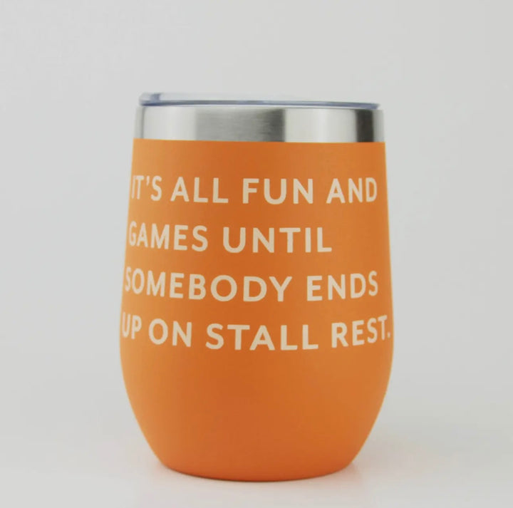 STALL REST WINE TUMBLER