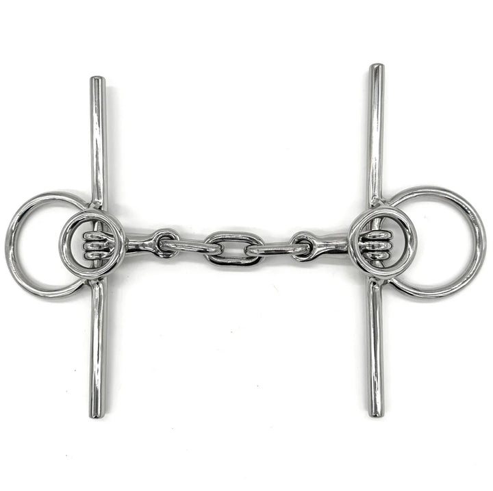 AJR LOCKING BAR FULL CHEEK BIT WITH TRIPLE CHAIN LINK BIT