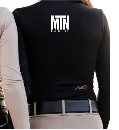 MTN EQUINE MOCK NECK SUNSHIRT