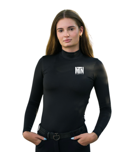 MTN EQUINE MOCK NECK SUNSHIRT