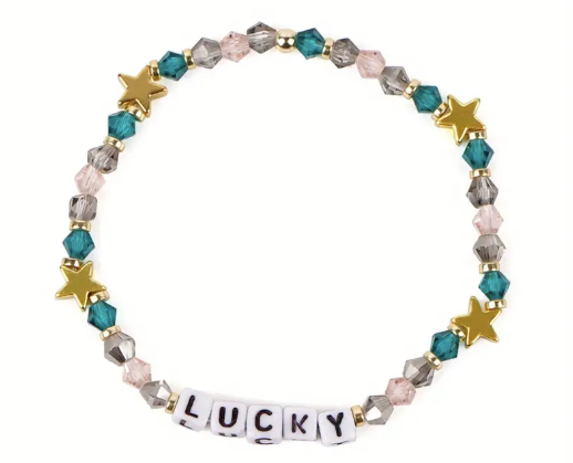 BEADED MANTRA BRACELET