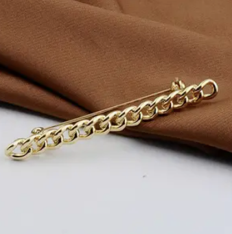 SMALL CHAIN STOCK PIN