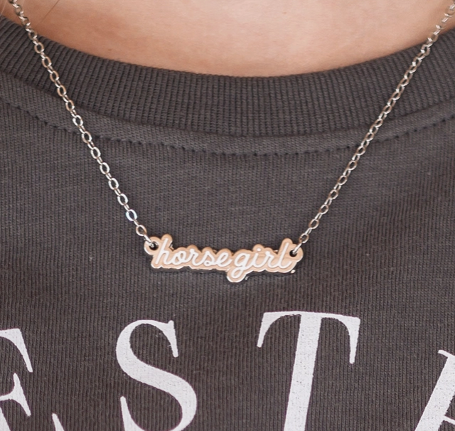 DAPPLEBAY HORSE GIRL NECKLACE