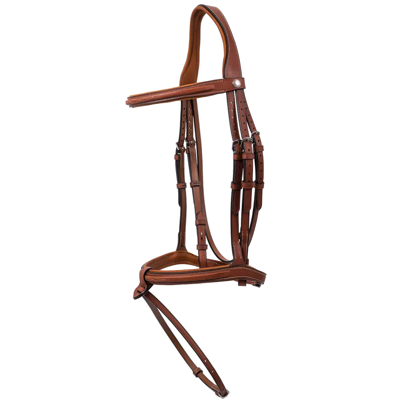 BUTET Premium Flash Noseband Bridle